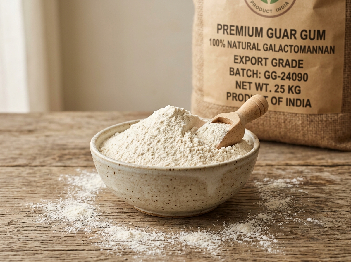Export-Grade Indian Guar Gum Powder Food and Industrial Grade