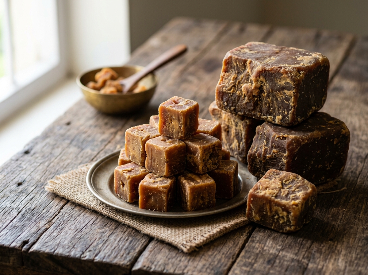 Chemical-Free Indian Jaggery Gur Blocks and Cubes