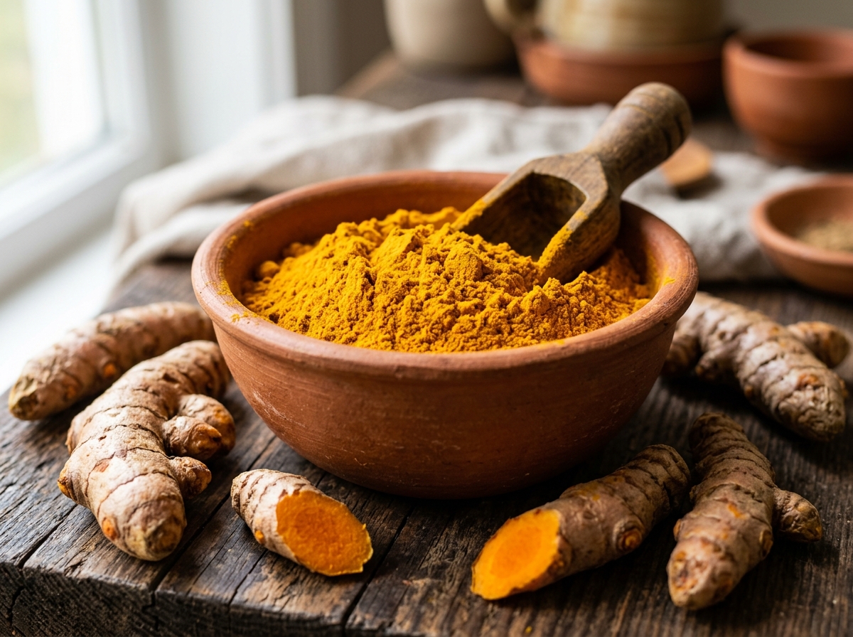 Pure Golden Curcumin Turmeric Powder